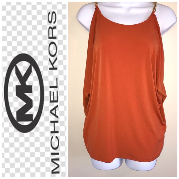 *LIKE NEW MICHAEL KORS Cold Shoulder Top - Picture 1 of 8